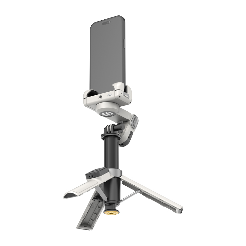 AOCHUAN M3 Pro Mini stabilizatorius su AI jutikliu (baltas)