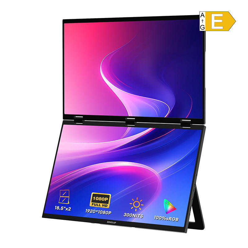 ZEUSLAP Z18W dvigubas 18" nešiojamas monitorius