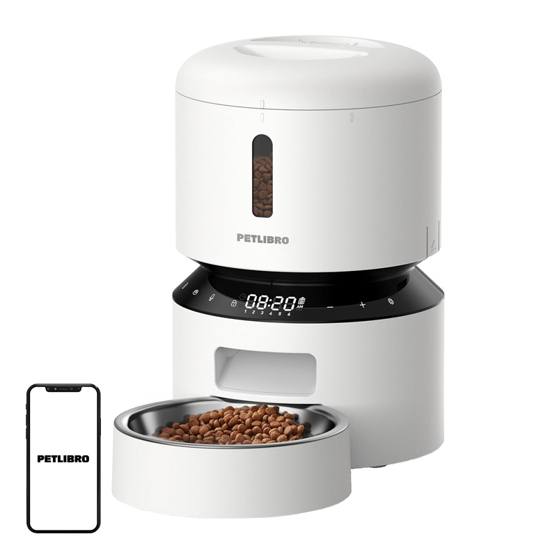 PETLIBRO Granary 3L gyvūnų maisto dozatorius (baltas)