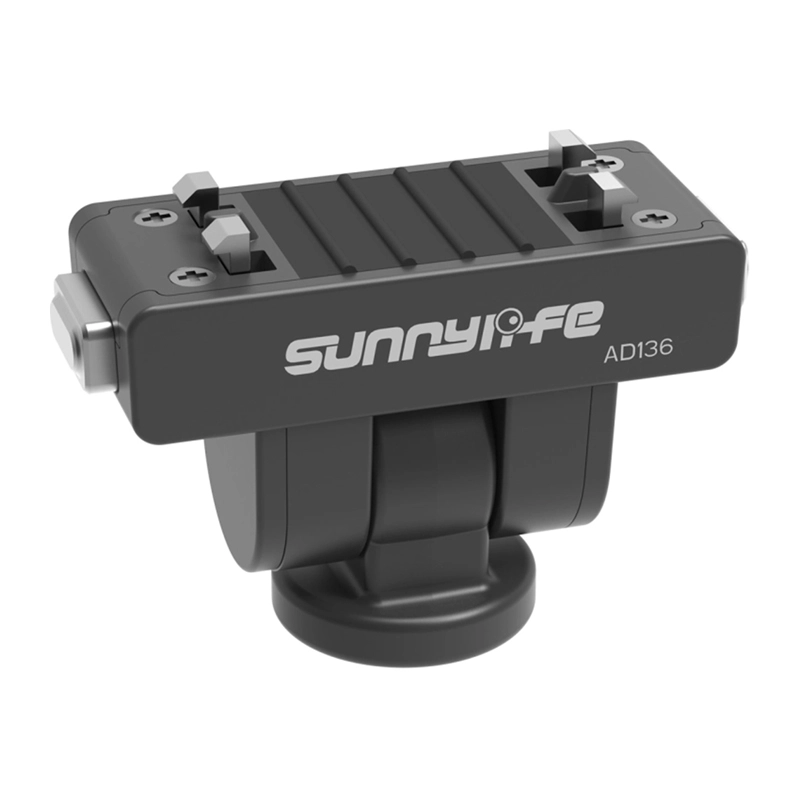Sunnylife 1/4" greito atjungimo adapteris su 180° sukimu Insta360 X4 Air / X5 / Ace Pro 2 / 1 / Ace