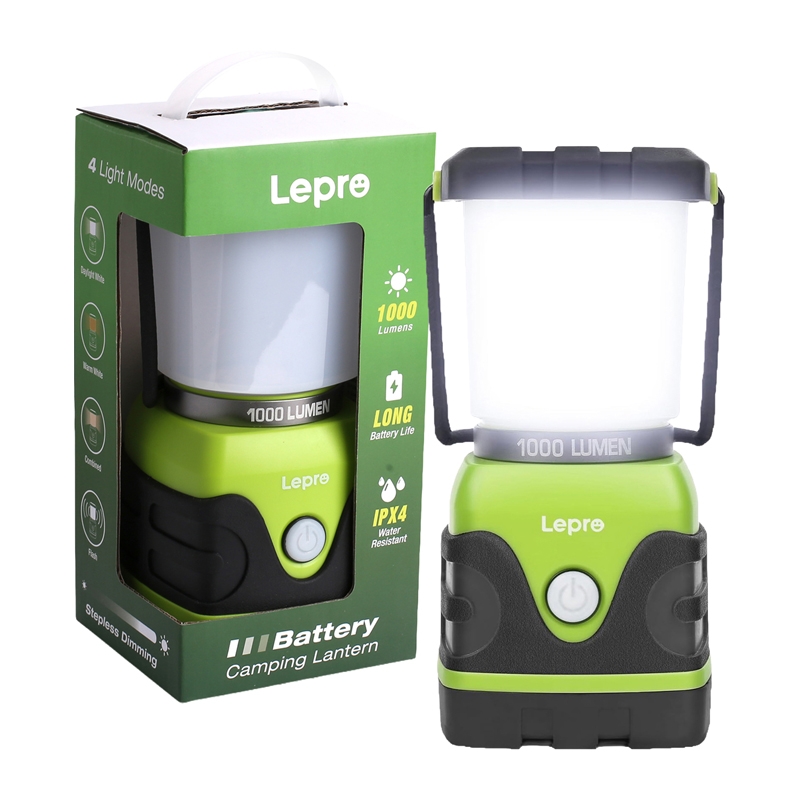 LEPRO 3300002 1000 liumenų akumuliatorinis kempingo žibintas