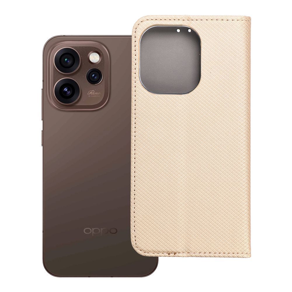 Flip case for Oppo Reno 15 PRO 5G Smart Case Book gold