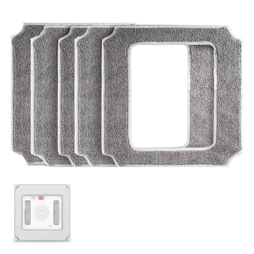 Spare square microfiber cloth for window cleaning robots 5 pcs