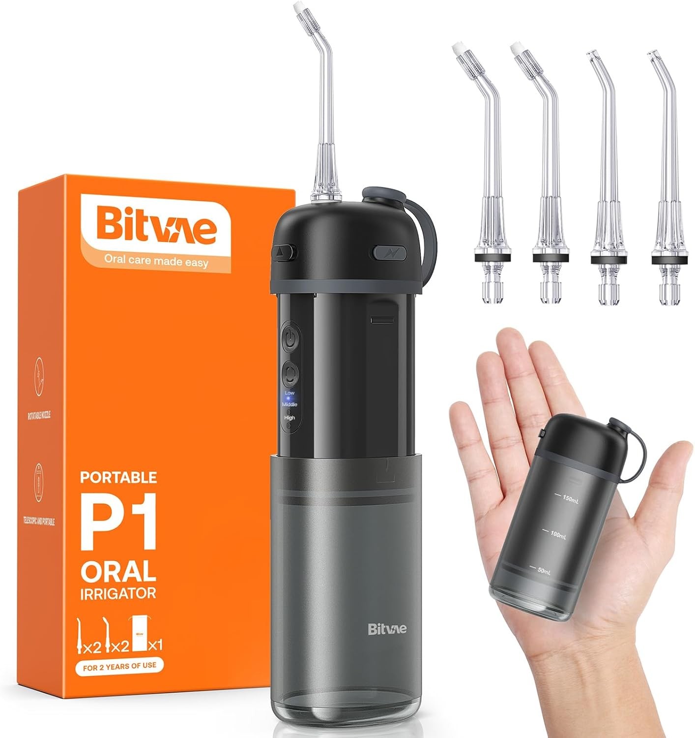 Irigatorius Bitvae P1 juodas
