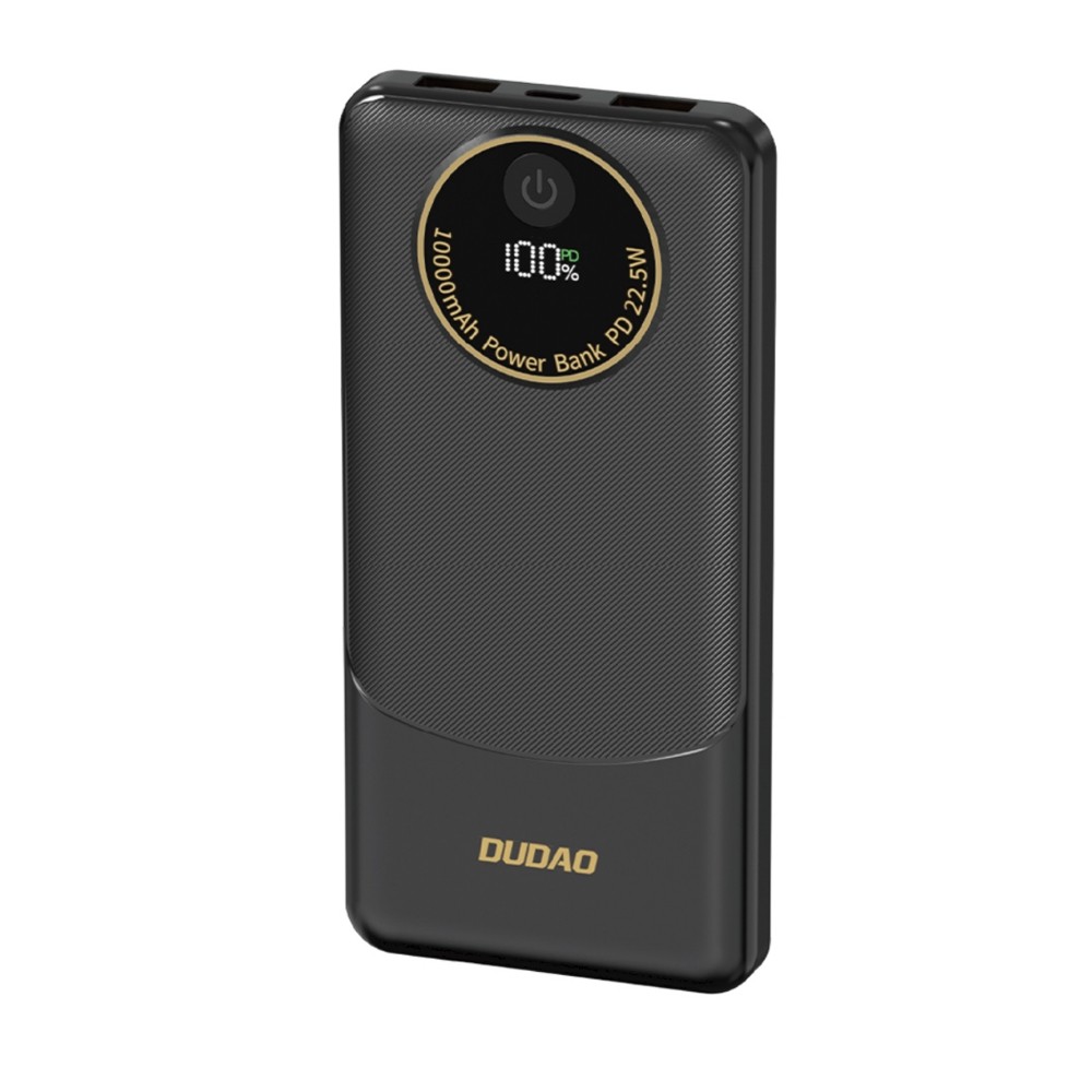 Išorinė baterija Power Bank Dudao K12 22.5W 10000mAh juoda