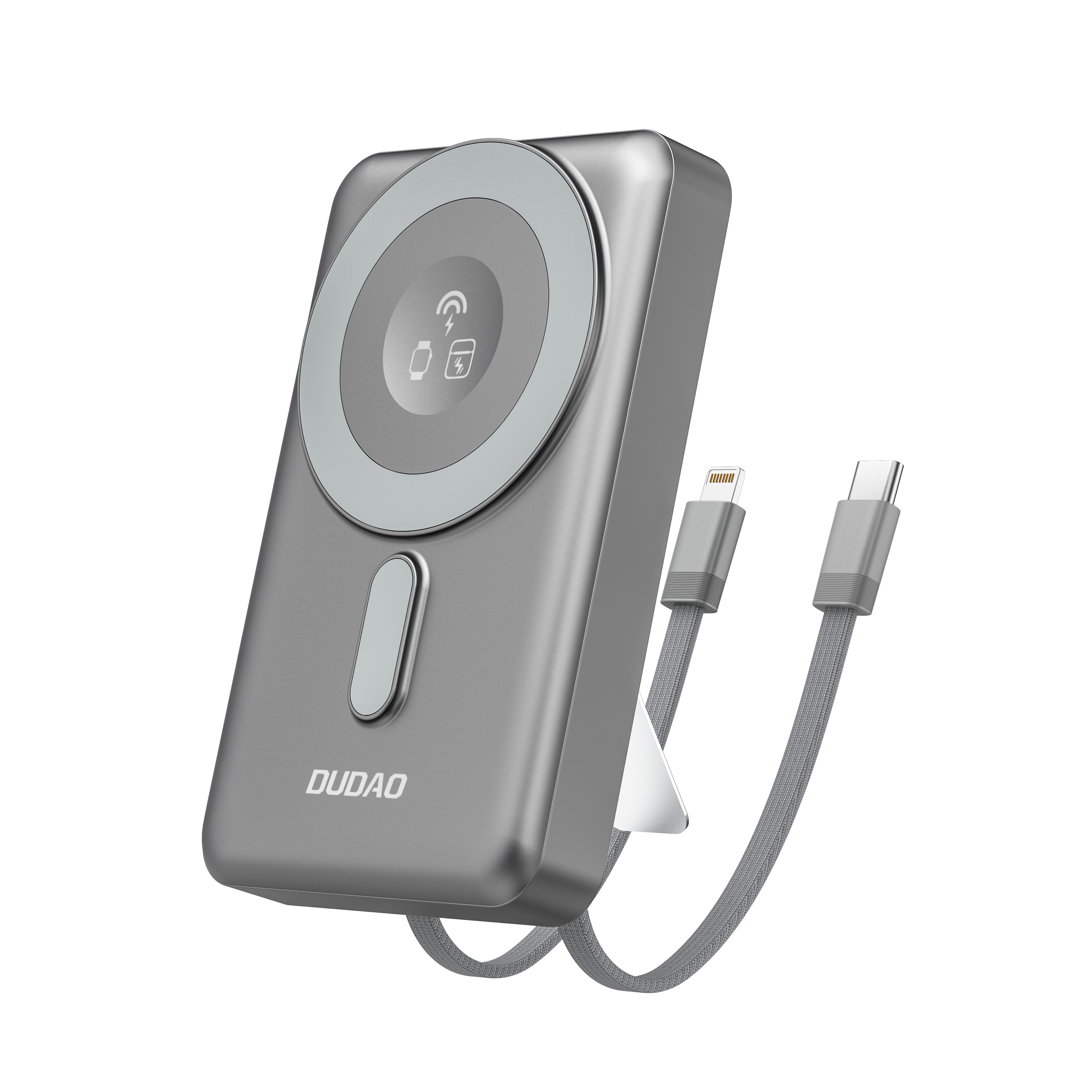Išorinė baterija Power Bank Dudao K29 MagSafe 20W 10000mAh pilkas