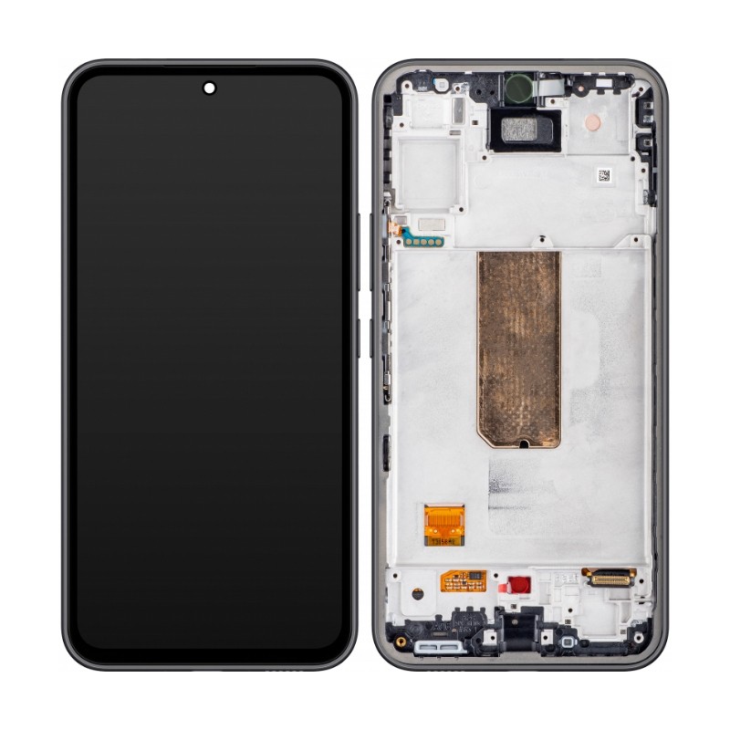 Оригинальный LCD-экран Samsung A546 A54 5G с сенсорным экраном и рамкой, великолепного графитового цвета (сервисный комплект)