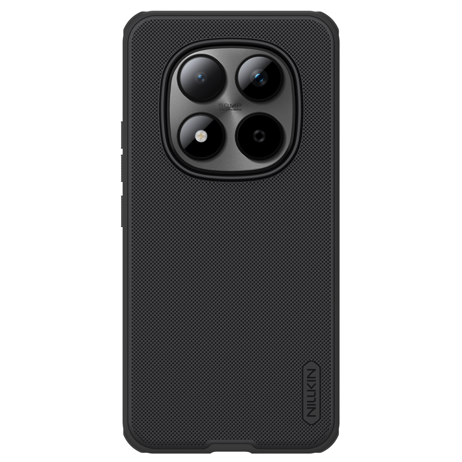 Nillkin Super Frosted Shield Pro dėklas Xiaomi Redmi Note 15 Pro+ 5G/Poco M8 Pro 5G juodas