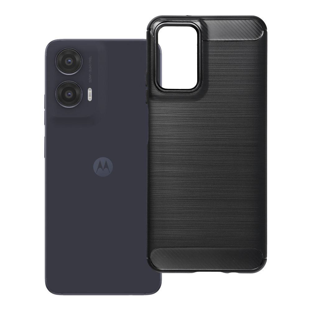 Dėklas Motorola G35 5G Carbon 2.0 juodas