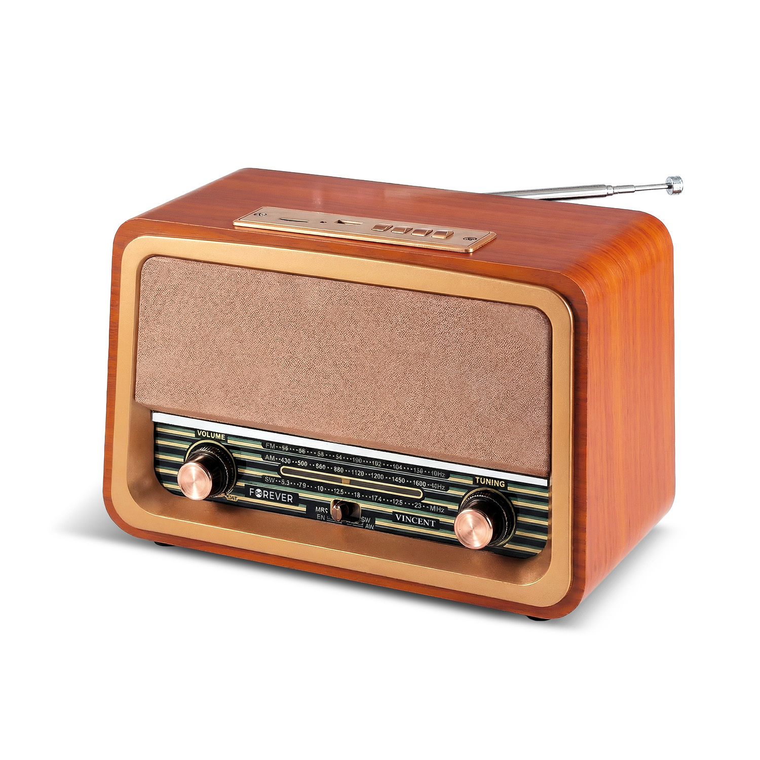 Forever Electro AM/FM radijas VINCENT JB-120 BT USB 1200mAh
