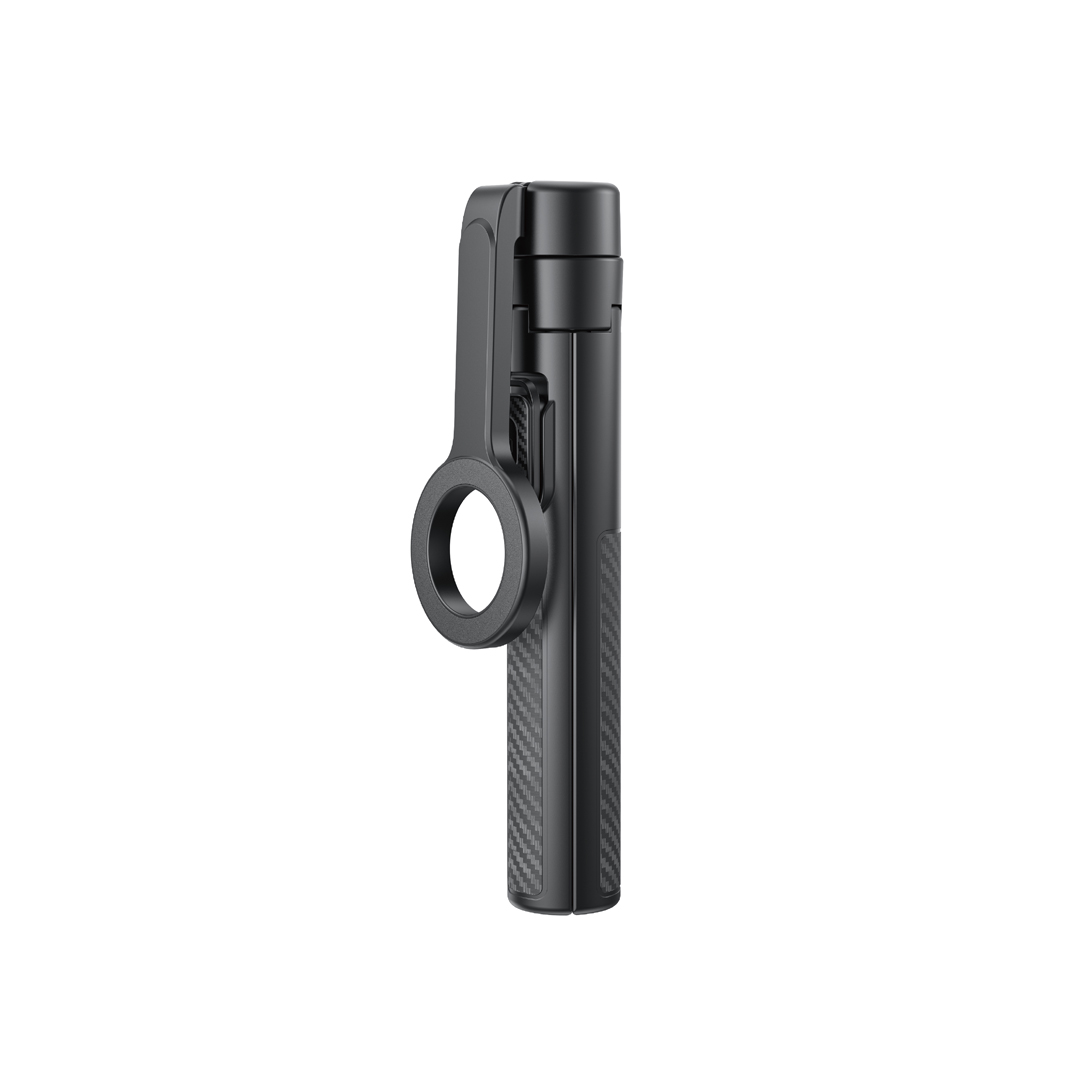 XO SS37 Bluetooth asmenukių lazda-trikojis, juoda, magnetinė, skirta MagSafe, 124cm