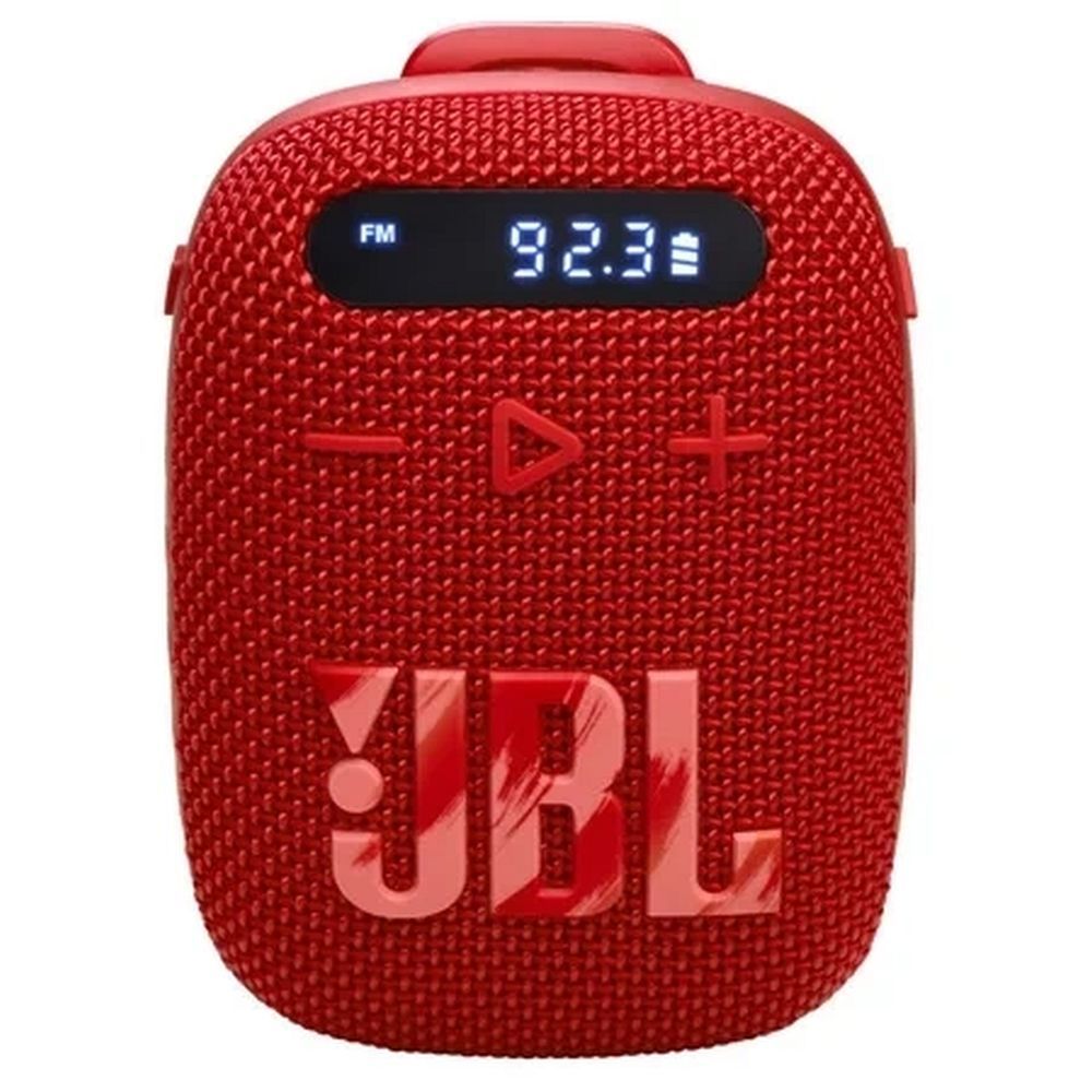 Belaidis garsiakalbis JBL Wind 3 su vairo laikikliu raudonas