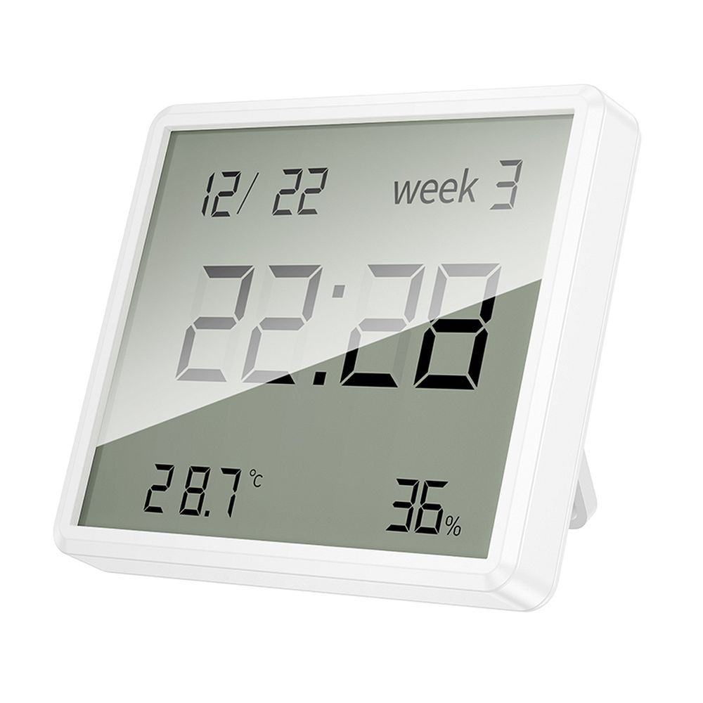 Elektroninis laikrodis su higrotermometru Hoco HX41 baltas
