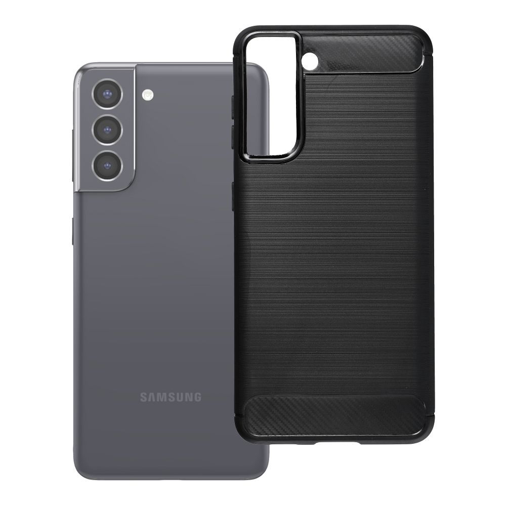 Dėklas SAMSUNG S21 Carbon 2.0 juodas