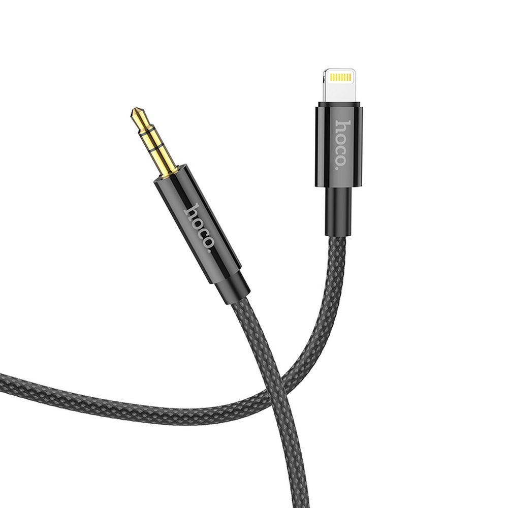 Hoco UPA19 audio adapter lightning to 3.5mm (m) black 1m