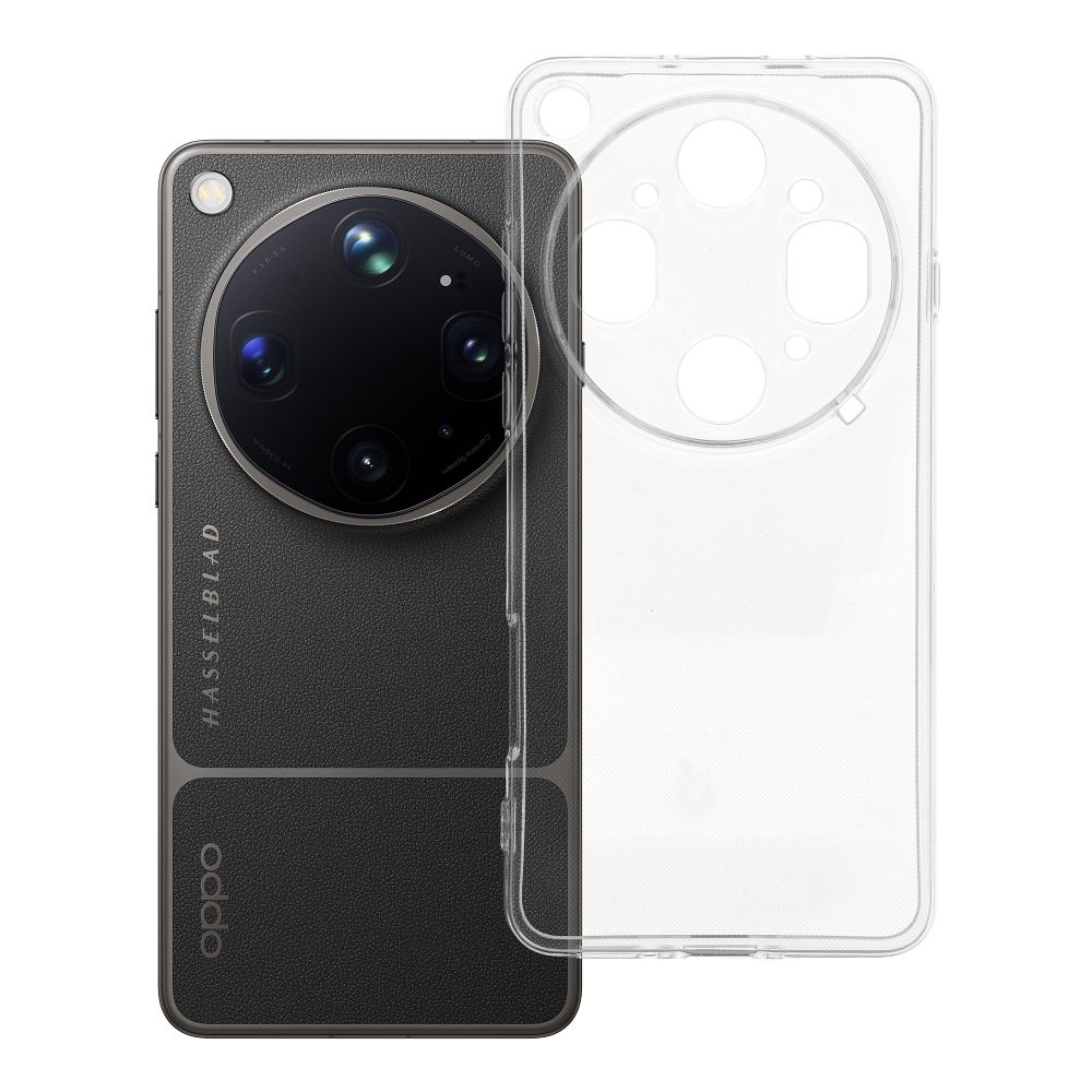 Case for Oppo Find X9 ULTRA Clear Case 2 mm (camera protection) transparent
