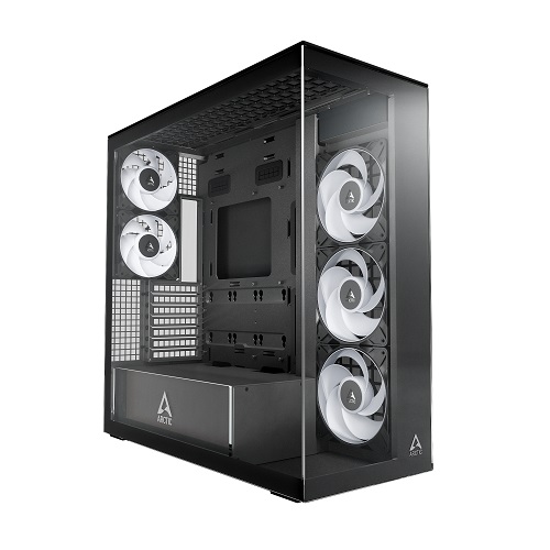 ARCTIC Xtender Premium E-ATX PC korpusas, juodas, skaidrus stiklas