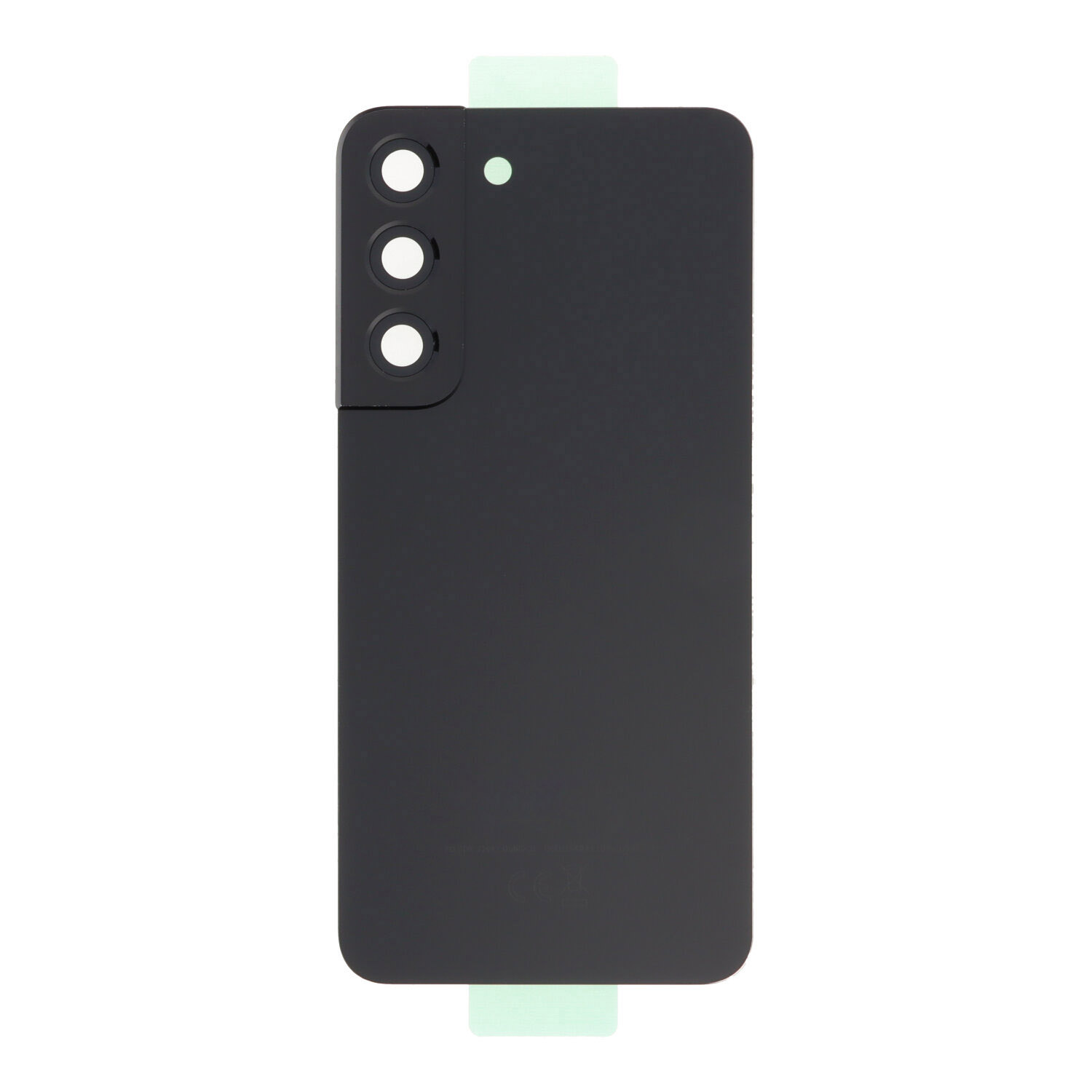 Galinis dangtelis Samsung S22 5G S901 Phantom Juodas (su kameros stikliuku) OEM