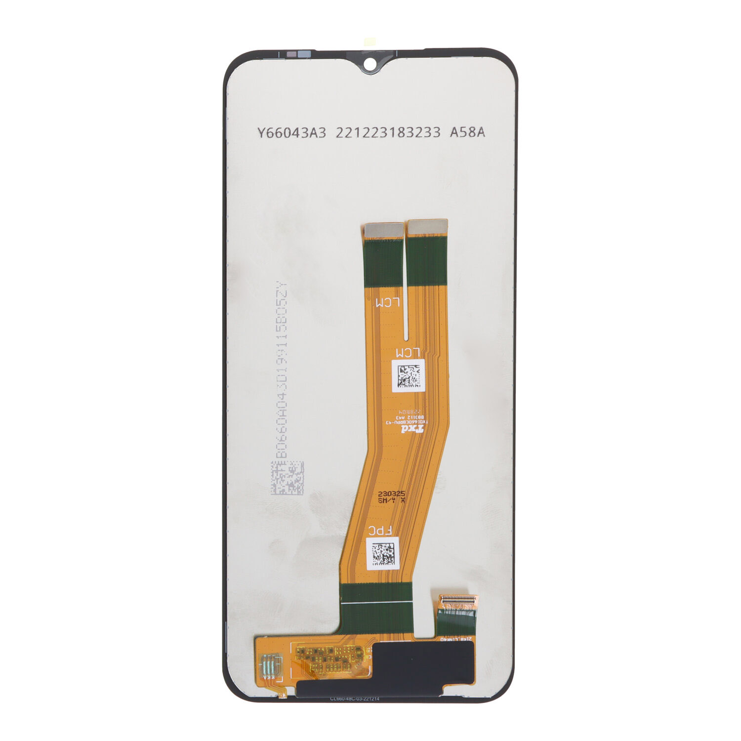 Ekranas Samsung A14 4G A145 2023 su lietimui jautriu stikliuku juodas ORG