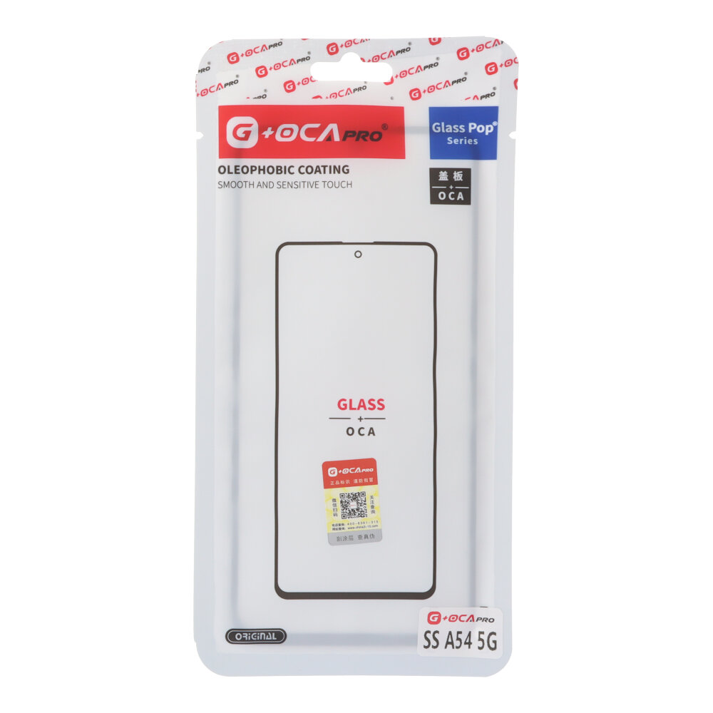 LCD stikliukas Samsung A54 5G A546 su OCA juodas