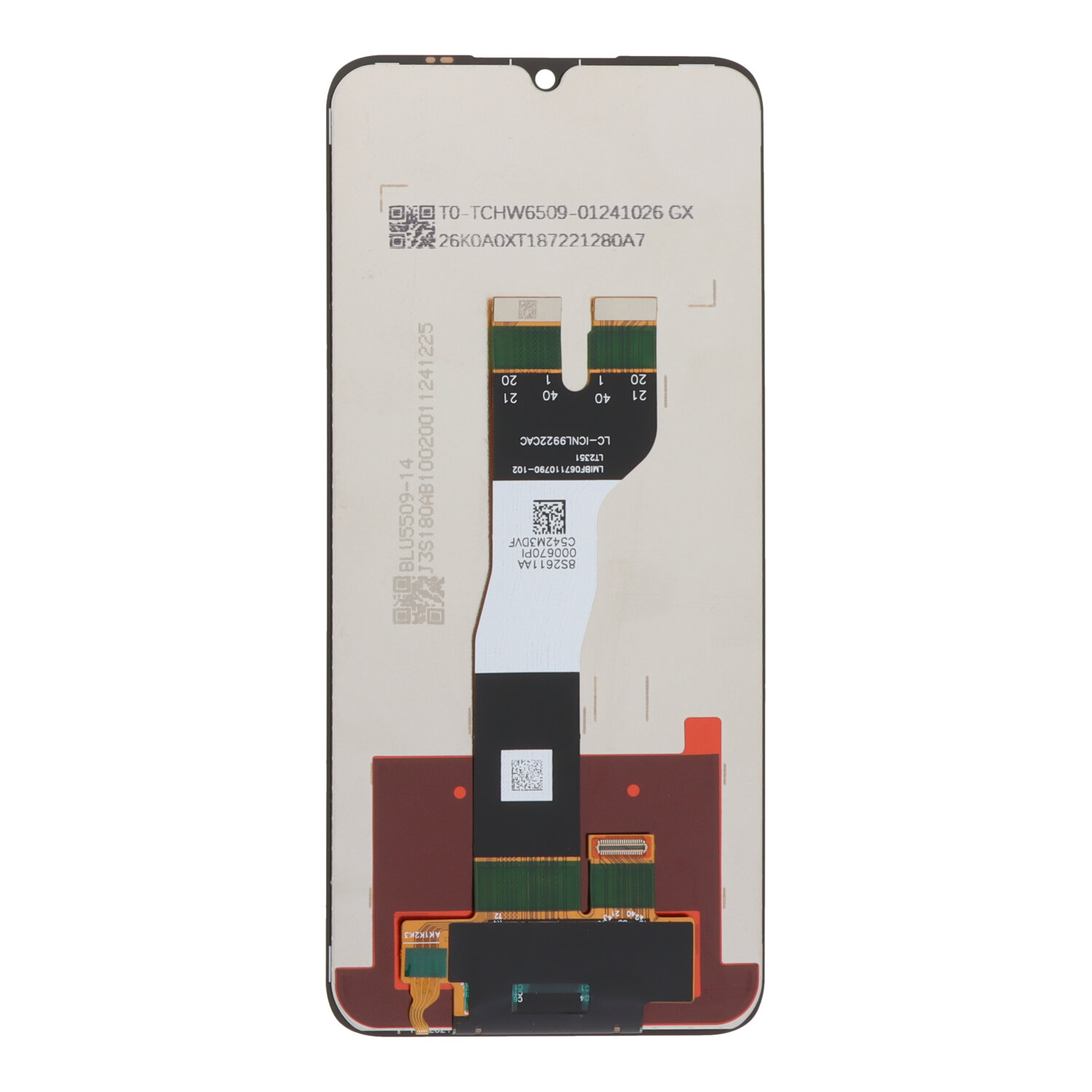 Ekranas Samsung A05s A057 2023 su jutikliniu stikliuku juodas ORG