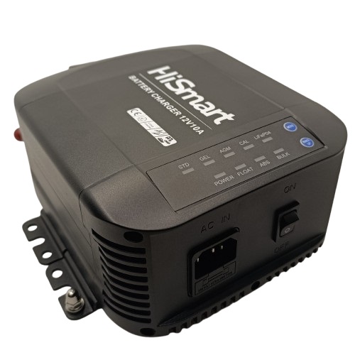 Automatinis švino rūgšties / LiFePO4 akumuliatoriaus įkroviklis, 12V 10A