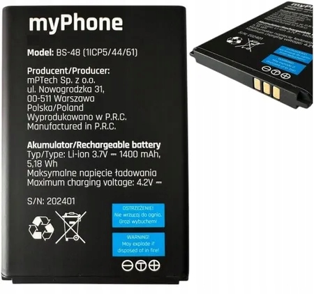 Battery for myPhone 6410 LTE
