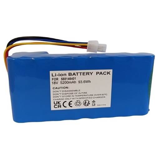 Battery automower HUSQVARNA 588146401, 18V, 5.2Ah, Li-ion