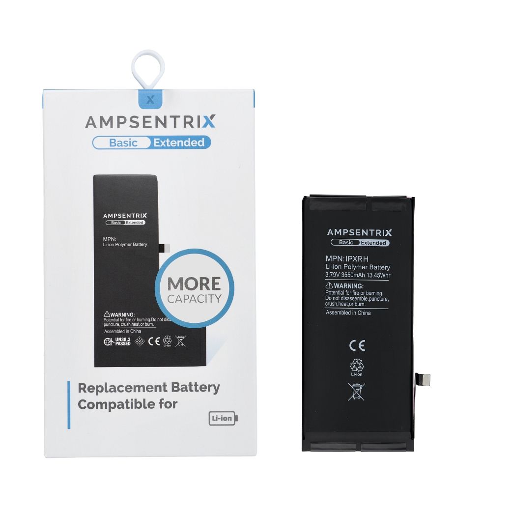 AmpSentrix Basic аккумулятор iPhone XR (высокая ёмкость 3550 mAh)