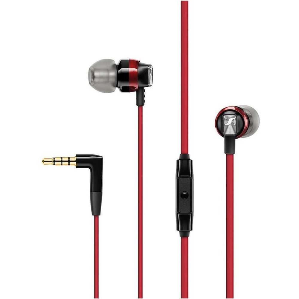 Проводные наушники Sennheiser CX 300S, Jack 3,5 mm, красные