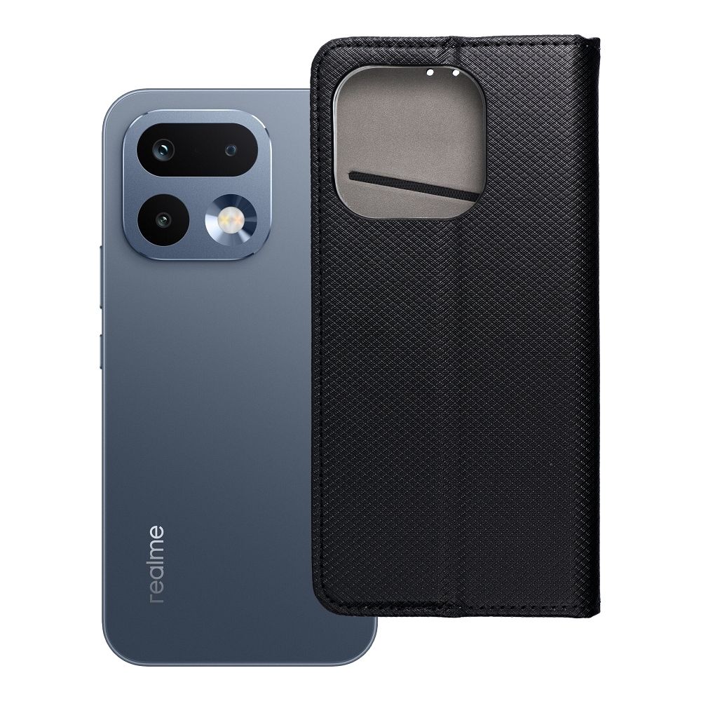 Atverčiamas dėklas Realme 16 Pro Smart Case Book juodas