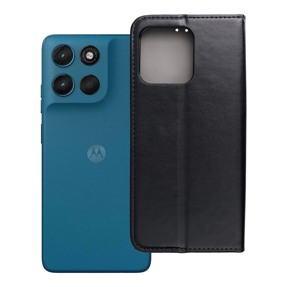 SMART MAGNETO Book dėklas skirtas Motorola G57 POWER - juodas