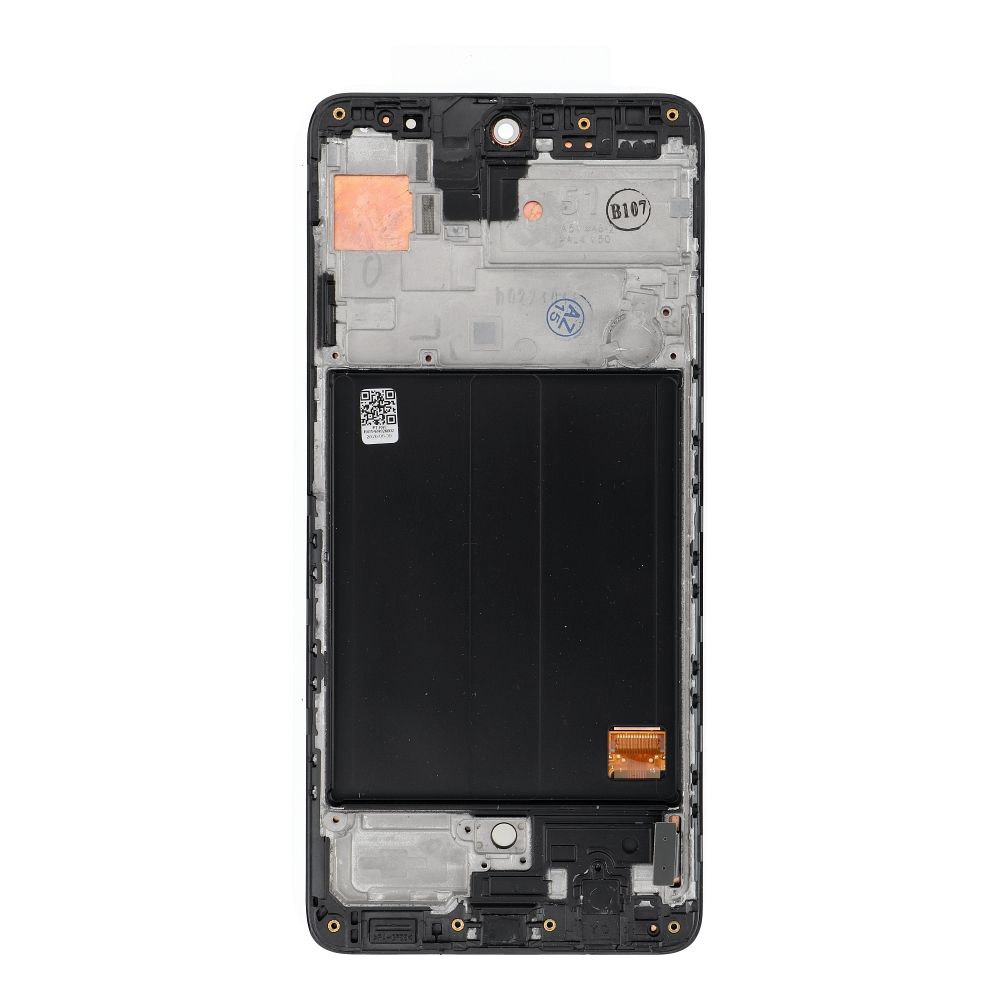 AMOLED LCD-дисплей FIXCELL с рамкой для SAMSUNG A51 4G, черный (замененное стекло)