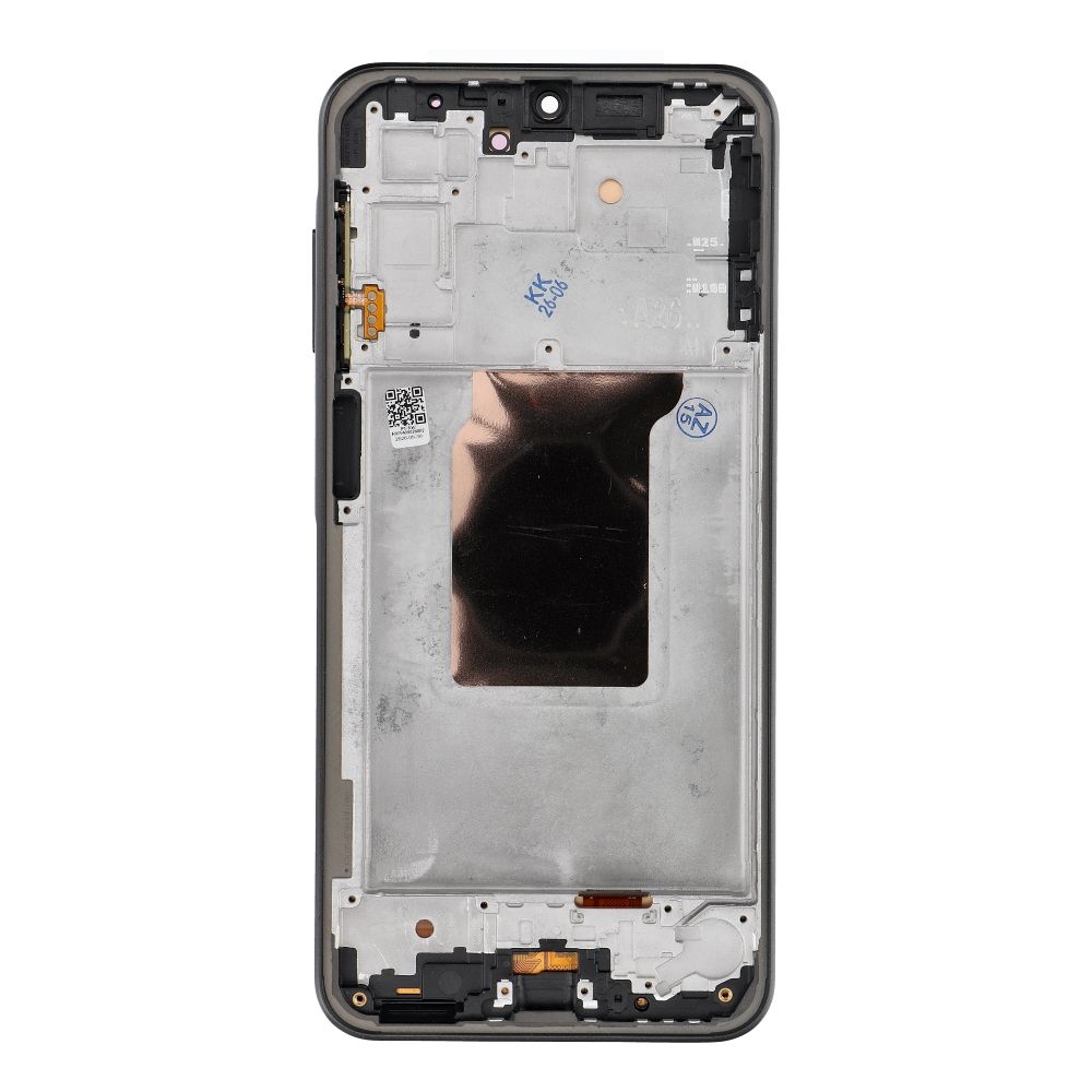 REWA OLED LCD ekranas su rėmeliu, skirtas SAMSUNG A26, juodas