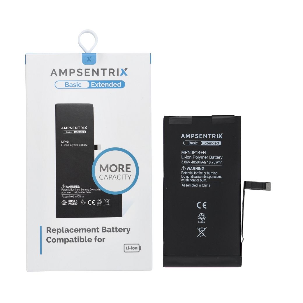 AmpSentrix Basic аккумулятор iPhone 14 Plus (высокая ёмкость 4850 mAh)
