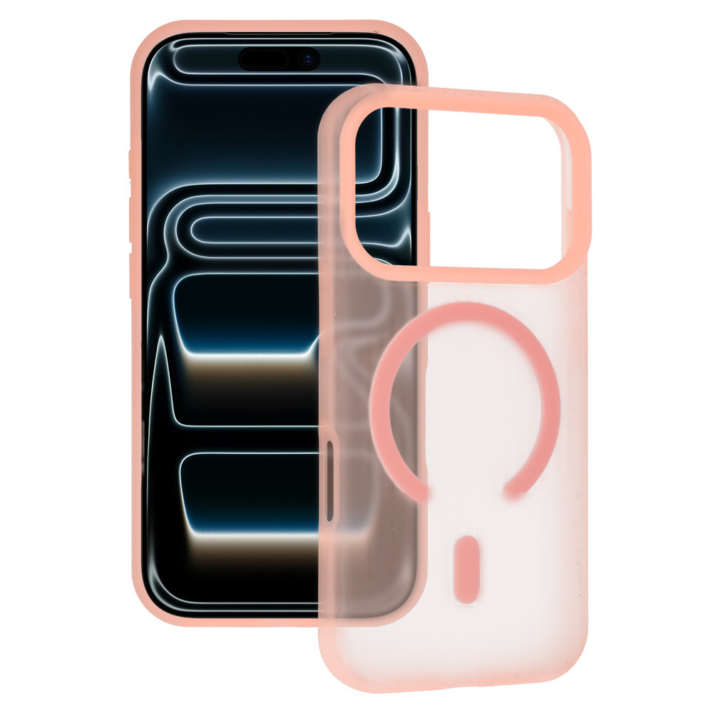 Tel Protect Mist Matte Magsafe чехол Samsung Galaxy S23 розово-оранжевый
