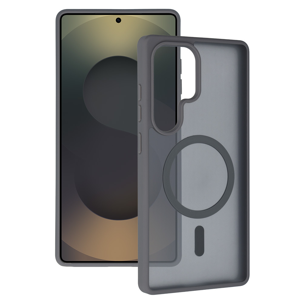 Tel Protect Aura матовый Magsafe чехол для Samsung Galaxy S26 Ultra серый