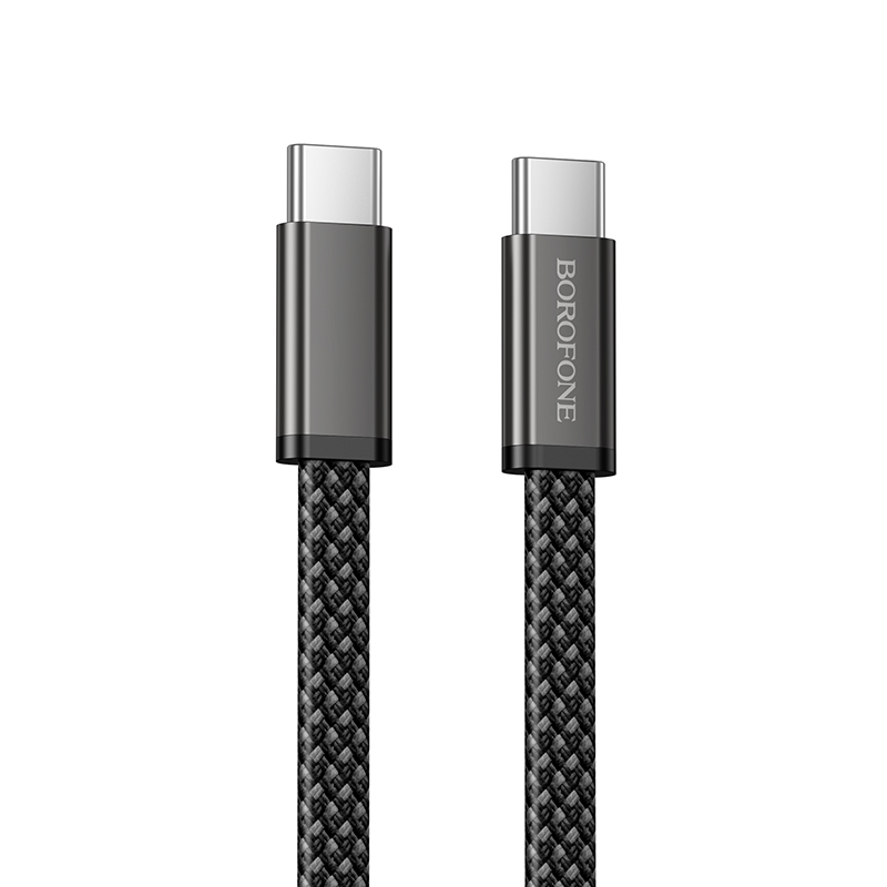 Borofone кабель BX124 Peace - Type C на Type C - PD 60W 1 метр черный