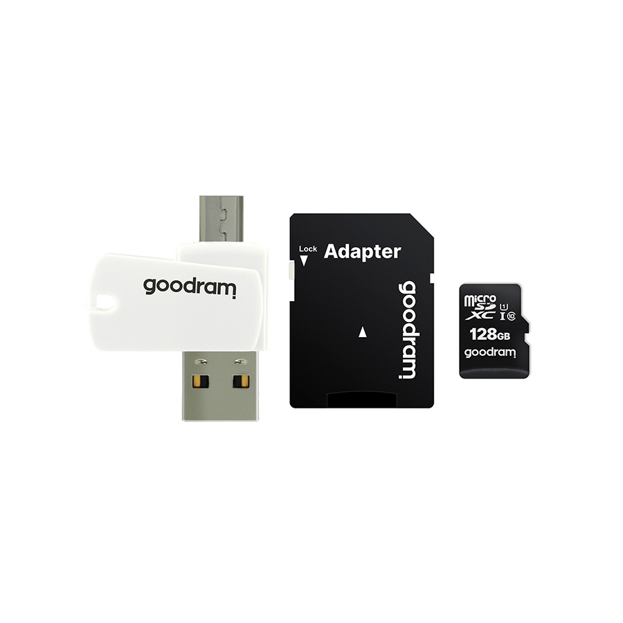 Goodram M1A4-1280R12 flash atmintis 128 GB MicroSDHC 10 klasės UHS-I