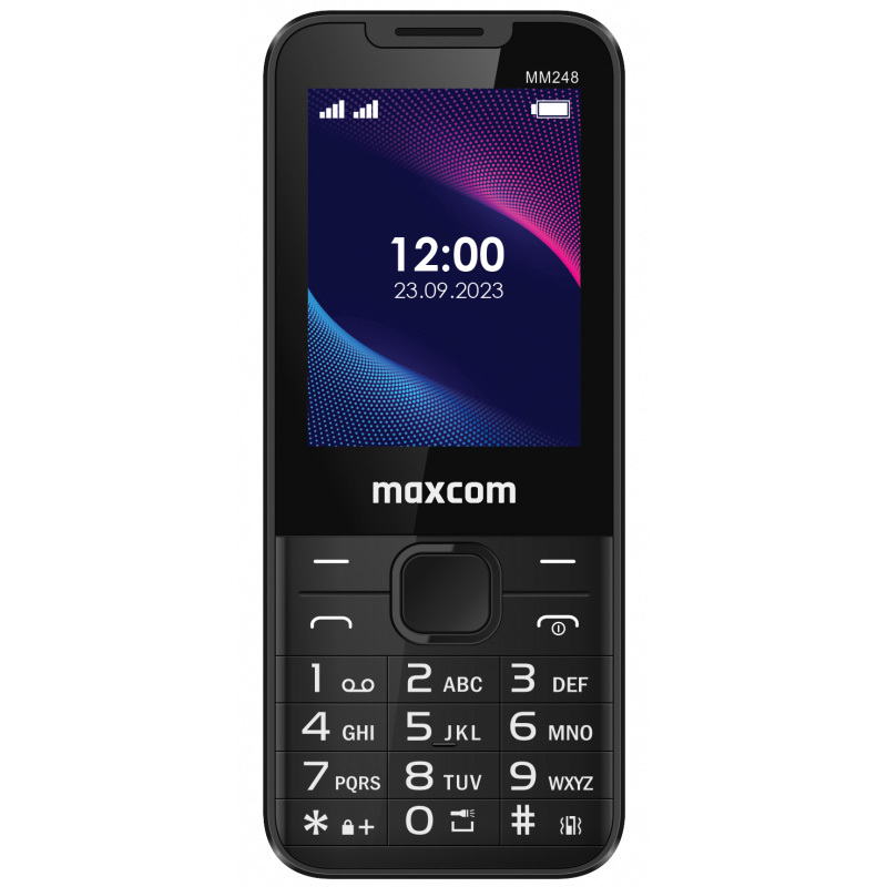 Мобильный телефон - MAXCOM MM 248 черный