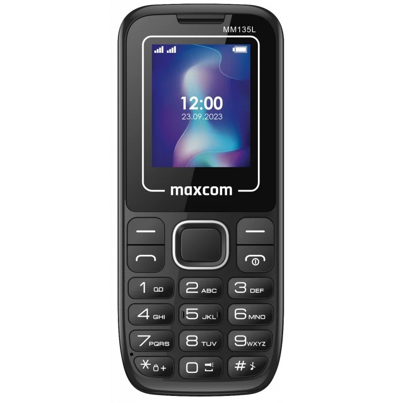Мобильный телефон - MAXCOM MM 135 LIGHT две SIM-карты черно-синий