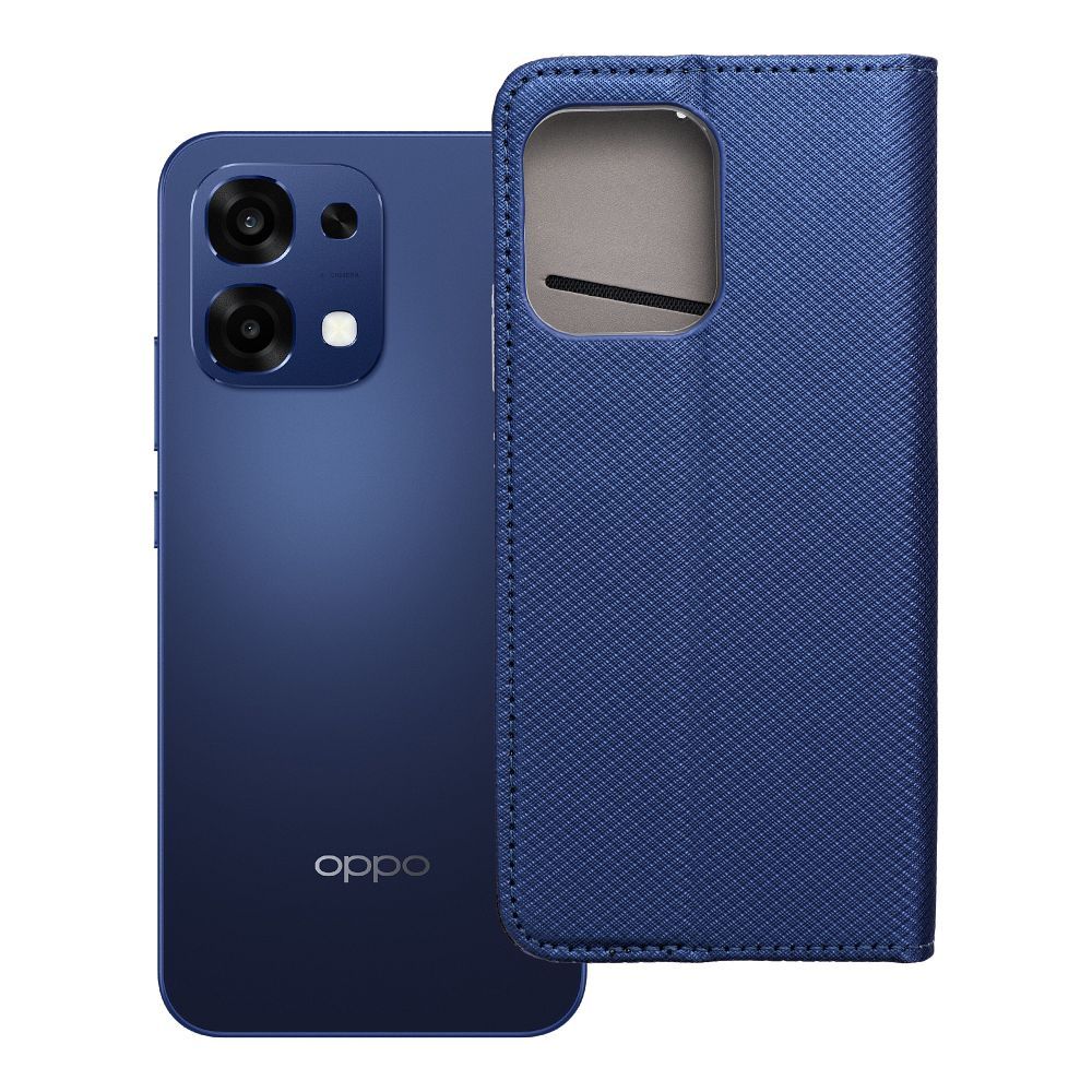 SMART CASE Book dėklas skirtas Oppo Reno A6 PRO 5G - tamsiai mėlynas