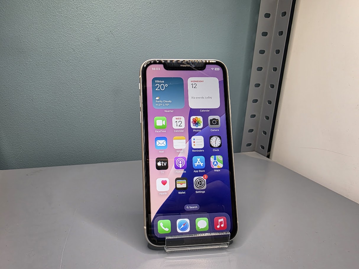 Apple iPhone 11 128GB White (Naudota prekė) 128GB Balta