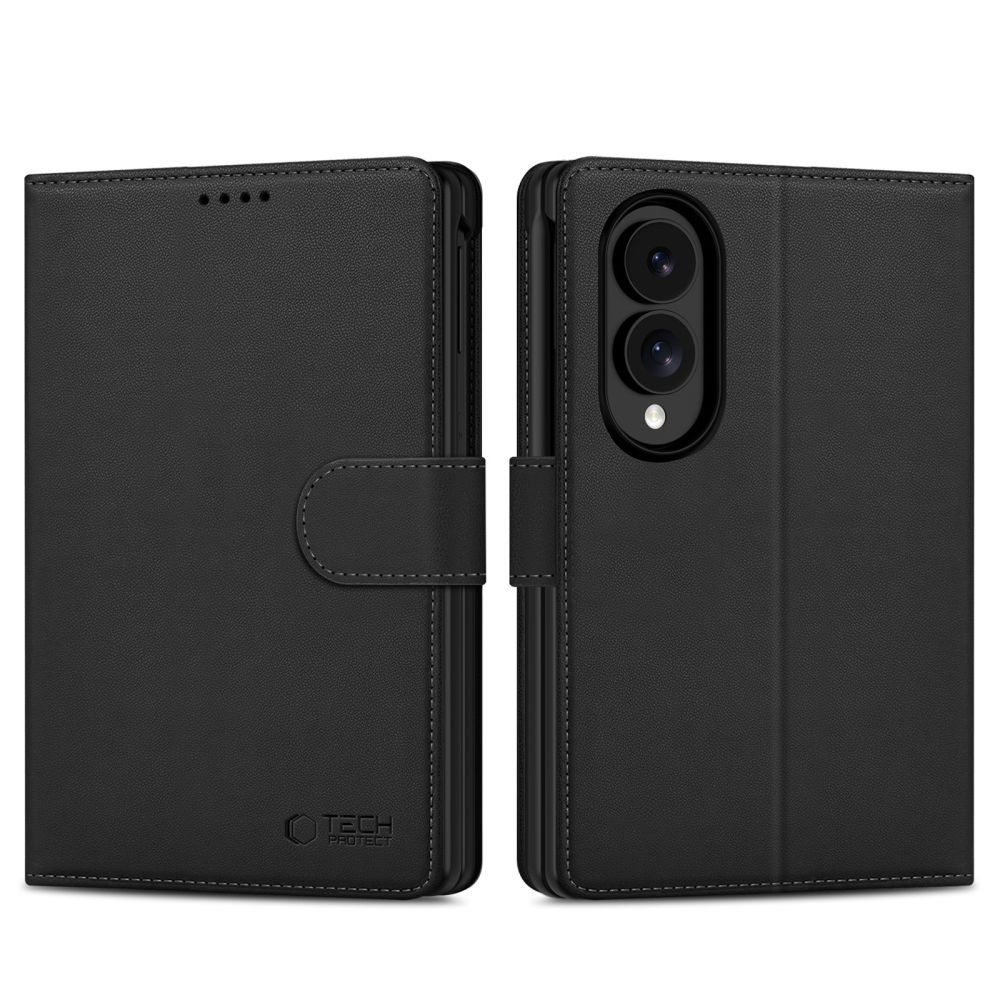 Tech-Protect Wallet dėklas Samsung Galaxy Z Fold 8, juodas