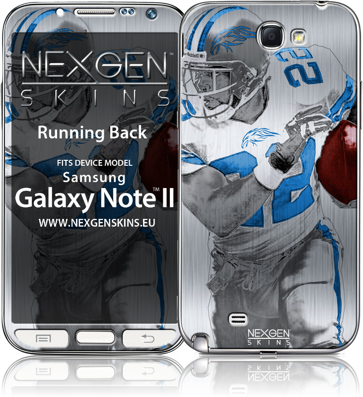 Nexgen dekoratyvinis 3D efekto lipdukas, skirtas Samsung Galaxy Note 2, „Running Back 3D“