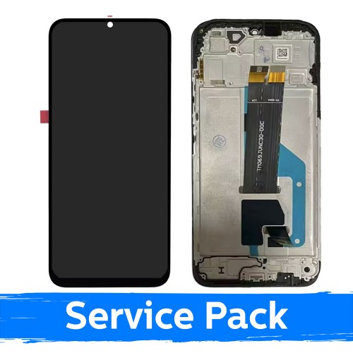 Чёрный дисплей с рамкой для Xiaomi Redmi A7 Pro (версия EU) (Service Pack)