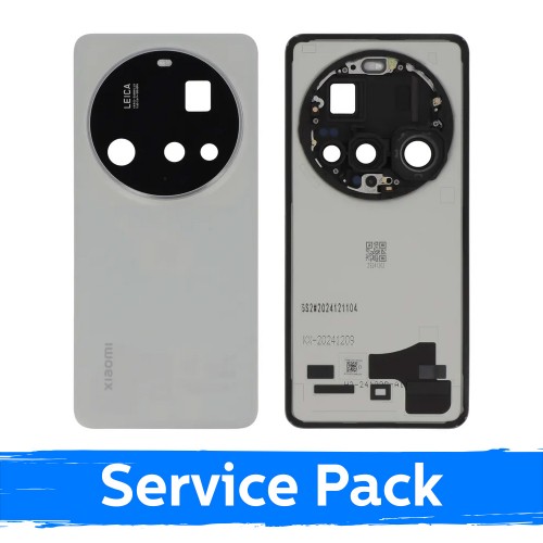 Back Cover Compatible With Xiaomi 15 Ultra / White / (Service Pack)