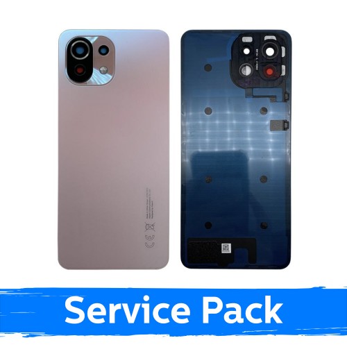 Galinis dangtelis skirtas Xiaomi Mi 11 Lite 4G (Lite 5G / Lite 5G NE) / Peach Pink / (Service Pack)
