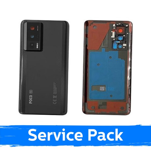 Galinis dangtelis skirtas Xiaomi Poco F5 Pro 5G / Black / (Service Pack)