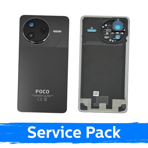 Back Cover Compatible With Xiaomi Poco F7 Pro 5G / Black / (Service Pack)